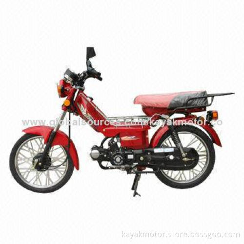 Street Bike with 50/90cc Engine, Kick/Electric Starting, Spoke Wheel, Drum Brake and Integral Seat